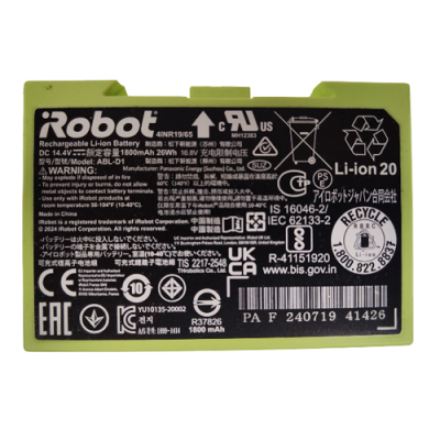 ABL-D1 BATTERY FOR IROBOT ROOMBA I5 VACUUM CLEANER