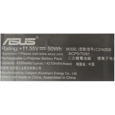 ASUS CHROMEBOOK CX1400FK LAPTOP BATTERY C31N2020