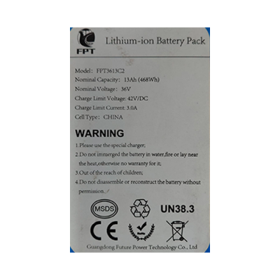 FPT3613C2 13AH 42V 3.0A BATTERY