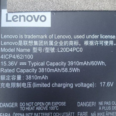BATERÍA PORTÁTIL L20D4PC0 LENOVO LEGION 5 15ACH6H