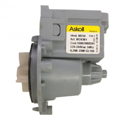 BOMBA DESAGUE 16002999201 LAVADORA INDESIT XWE7152WE