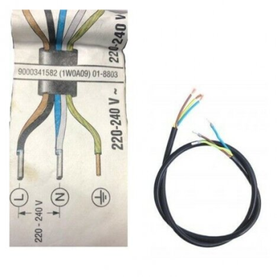 CABLE ALIMENTACION 9000341582 (1W0A09) 01-8803 VITROCERÁMICA IND