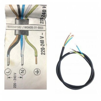 CABLE ALIMENTACION 9000341582 (1W0A09) 01-8803 VITROCERÁMICA IND