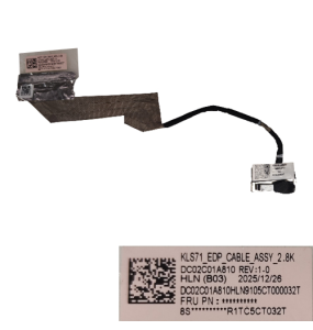 DISPLAY CABLE DC02C01A810 REV 1.0 FOR LENOVO YOGA SLIM 7 14ILL10 LAPTOP