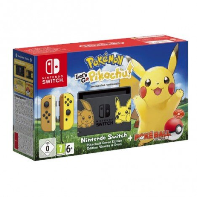 CAJA NINTENDO SWITCH EDICIÓN ESPECIAL PIKACHU