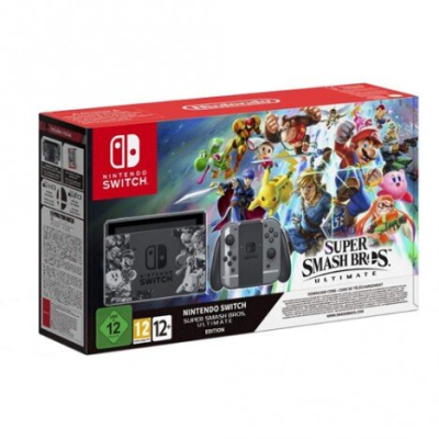 CAJA NINTENDO SWITCH EDICIÓN ESPECIAL SUPER SMASH BROS