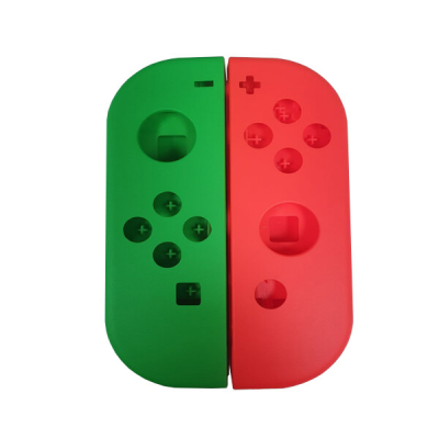 FRONT, CENTER AND REAR RIGHT AND LEFT CASE IN GREEN AND RED FOR JOY-CON NINTENDO SWITCH