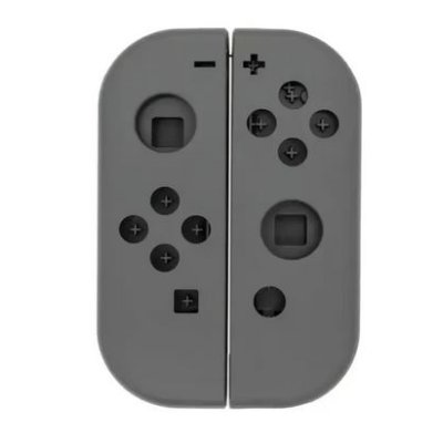 FRONT, CENTER AND REAR RIGHT / LEFT GREY CASE FOR NINTENDO SWITCH JOY-CON