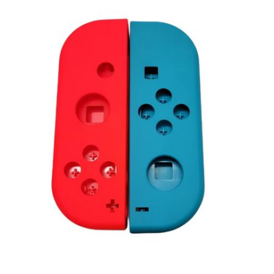FRONT, CENTER AND RIGHT RED / LEFT BLUE REAR CASE FOR NINTENDO SWITCH JOY-CON