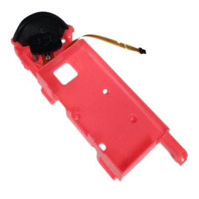 CARCASA + PULSADOR ¨ZL¨ JOYCON IZQUIERDO ROJO
