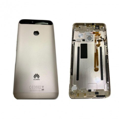 CARCASA TRASERA DORADA-NEGRA HUAWEI NOVA