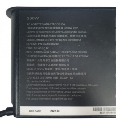 CARGADOR ADL230SDC3A PORTÁTIL LENOVO LEGION 5 15ACH6H