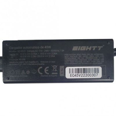 CARGADOR AUTOMATICO DE 45W EC45V2 PARA PORTATIL ACER ASPIRE 3 15