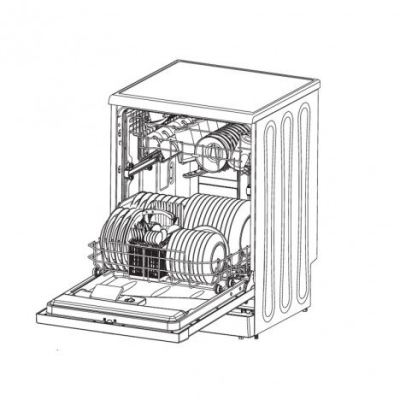 CESTO SUPERIOR LAVAVAJILLAS EDESA METAL V454X