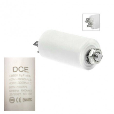 CONDENSADOR DCE CB960 8uF SECADORA OTSEIN HOOVER VOHC 391 T/1