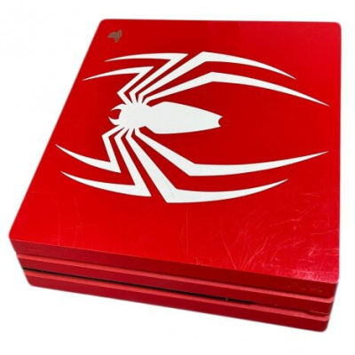 CONSOLA PS4 PRO EDICIÓN SPIDERMAN, DISCO DURO NUEVO 1 TB + 1 MAN