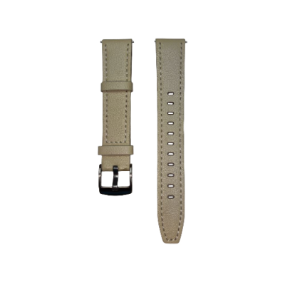 BEIGE LEATHER STRAP FOR HUAWEI GT5 WATCH