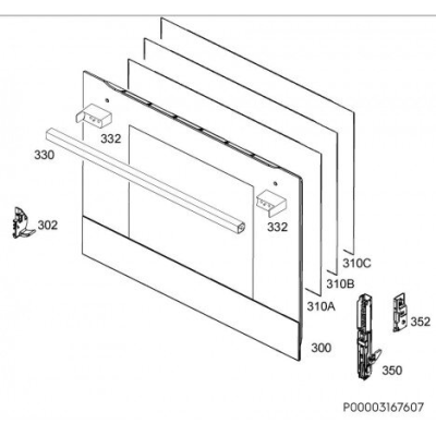 CRISTAL INTERNO PUERTA HORNO ZANUSSI ZOPXE5X1