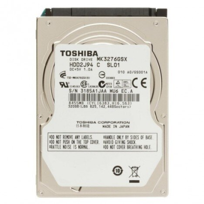 DISCO DURO INTERNO 2.5\" DE 320 GB TOSHIBA