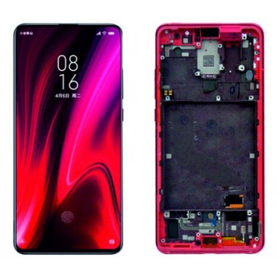 DISPLAY COMPLETO + BOTONES XIAOMI 9T / MI9T / K20 ROJO