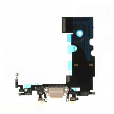 FLEX CONECTOR CARGA + MICRO IPHONE 8 DORADO
