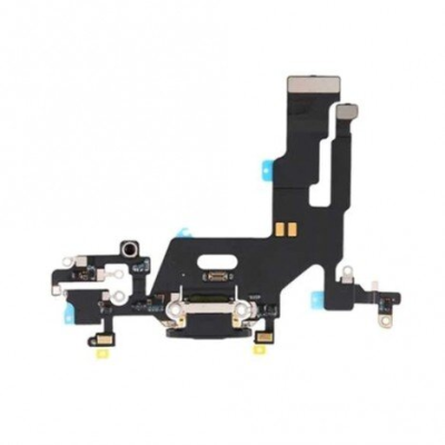 FLEX CONECTOR DE CARGA + MICROS IPHONE 11 A2111 NEGRO