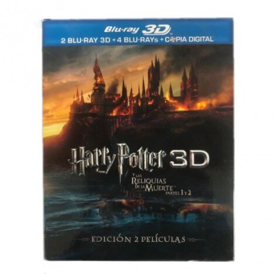 HARRY POTTER Y LAS RELIQUIAS DE LA MUERTE PARTE 1 Y 2 BLURAY 3D