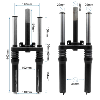 FRONT FORK FOR SEGWAY NINEBOT ZT3 ELECTRIC SCOOTER