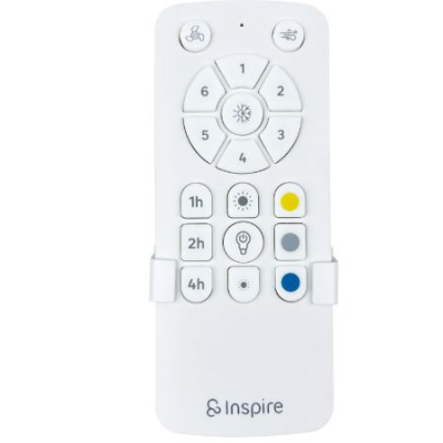 REMOTE CONTROL TX2021-DC ST0050343 INSPIRE ARUBA PLUS CEILING FAN WHITE
