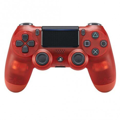 MANDO INALÁMBRICO DUALSHOCK ROJO TRANSPARENTE V2 PS4 ORIGINAL OE