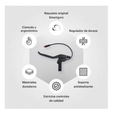 LEFT BRAKE LEVER + SMARTGYRO SPEEDWAY, ROCKWAY AND CROSSOVER SENSOR