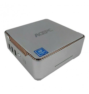 MINI PC ACEPC AK3V INTEL CELERON J3350 128 GB SSD 8GB RAM PLATA
