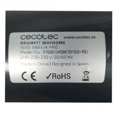 MOTOR 0708 (HSM70100-16) CECOTEC ST0047524 CINTA DRUMFIT WAYHOME