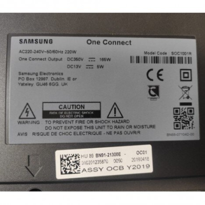 ONE CONNECT BN68-07104D-00 SOC1001R SAMSUNG QE55Q85RAT (DE EXPOC