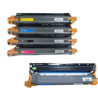 PACK 4 TONERS FOR BROTHER DCPL3520CDWE PRINTER