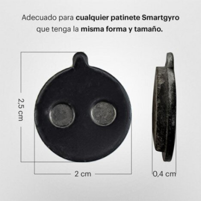 BOLIDS BRAKE PADS FOR SMARTGYRO SPEEDWAY, ROCKWAY, CROSSOVER, ZIRO, Z-ONE and Z-PRO ELECTRIC SCOOTER (pack of 4)