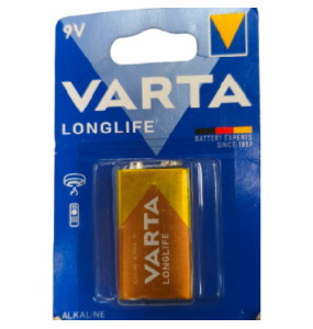 VARTA 9V ALKALINE FLASK BATTERY