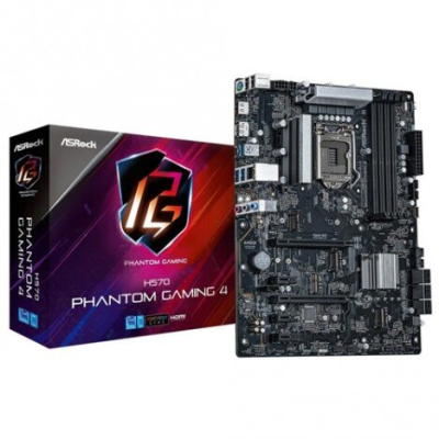 ASROCK H570 PHANTOM GAMING 4 INTEL H570 LGA 1200 ATX MOTHERBOARD