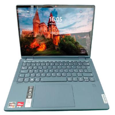 LENOVO YOGA 6 ABR8 13.3'' CONVERTIBLE LAPTOP / AMD RYZEN 7 7730U / 16GB RAM / 512GB SSD / DARK TEAL