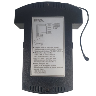 FDC-2436 ST0050536 RECEIVER INSPIRE BEACH S CEILING FAN BEIGE/BROWN/WHITE