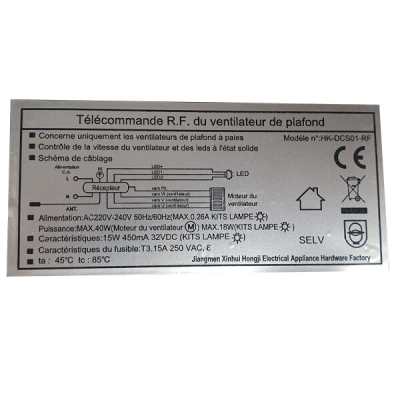 RECEIVER ST0050563 INSPIRE AVEIRO CEILING FAN