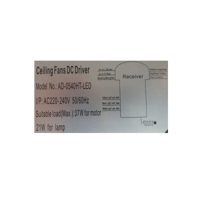 RECEIVER ST0051395 AD-0540HT-LED CEILING FAN INSPIRE CHRIS S BEIGE