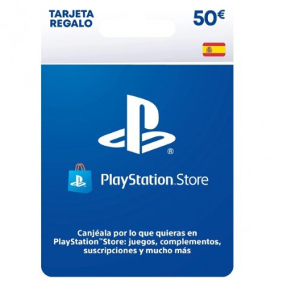 TARJETA DE REGALO 50 EUROS PLAYSTATION STORE SONY