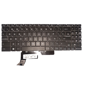 MULTICOLOR ILLUMINATED BLACK KEYBOARD FOR MSI GL66 LAPTOP (NEW)