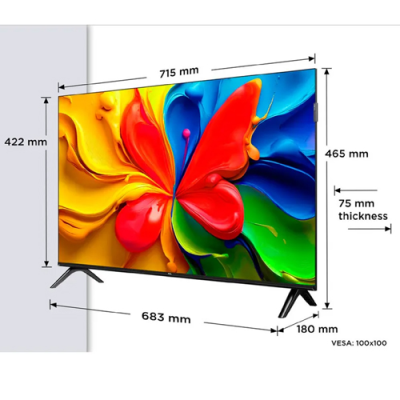 TV TCL QLED 32S4K 32" GOOGLE TV HDR10 DOLBY AUDIO WIFI