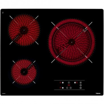 VITROCERÁMICA RADIANTE TEKA TB6315 3 ZONAS 60 CM
