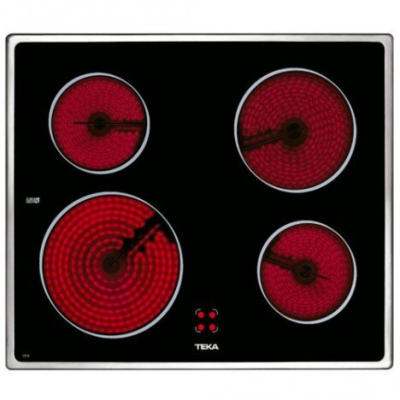 VITROCERÁMICA RADIANTE TEKA VTC B 4 ZONAS 60 CM PARA HORNOS SERI