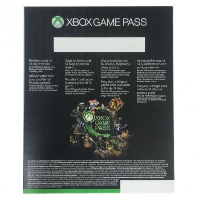 XBOX GAME PASS + XBOX LIVE GOLD 14 DÍAS DE PRUEBA